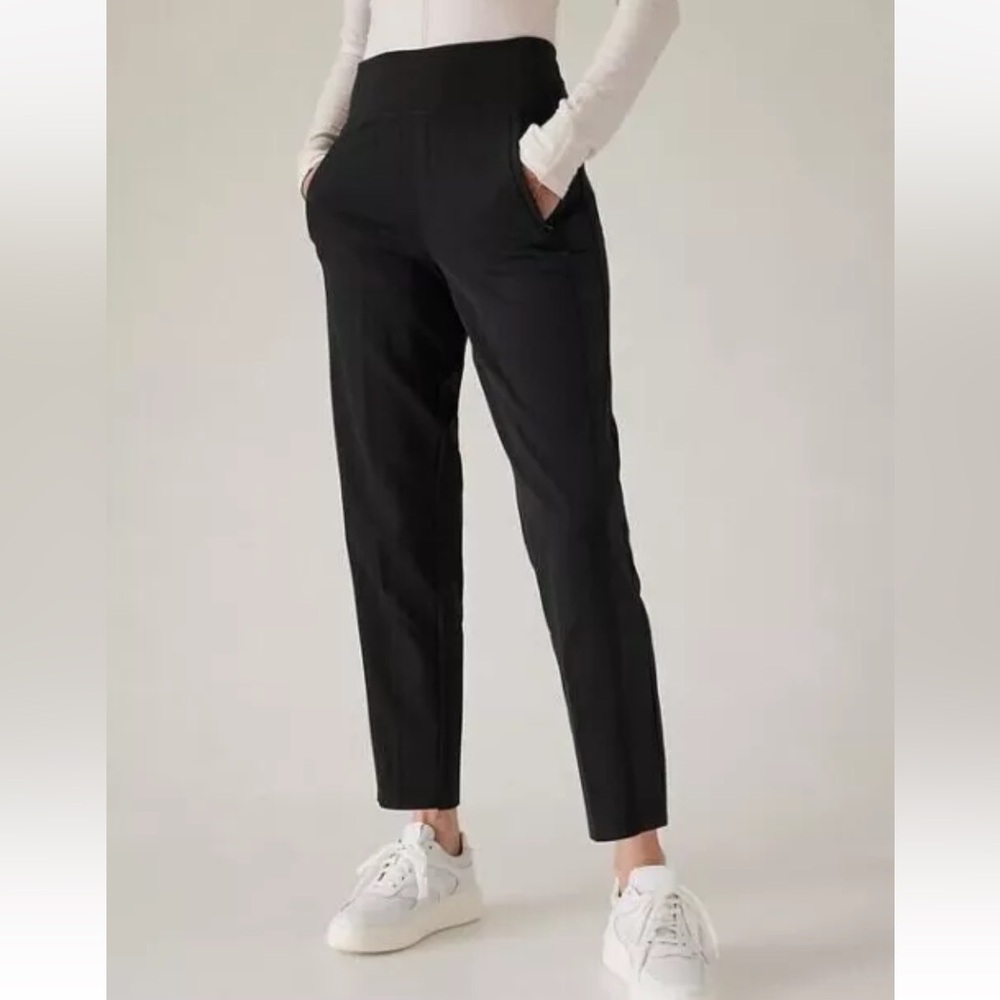 Athleta Endless Satin Side Stripe Pant